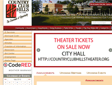 Tablet Screenshot of countryclubhills.org